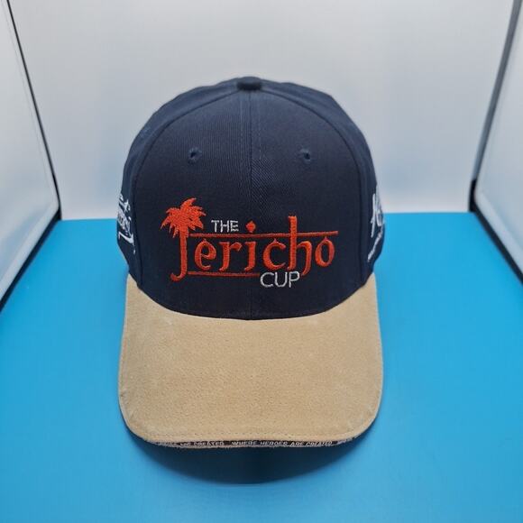 Proudly Supplied Other - The Jericho Cap Strapback Golf Hat Cap 100% Cotton Navy